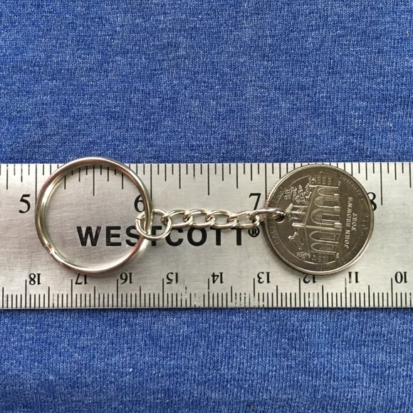 2016 West Virginia State Quarter Stainless Steel Coin Keychain Unisex 4for$20 - Picture 8 of 9